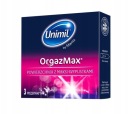 Unimil Orgazmax kondómy s vložkami 3 ks.