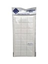 Plstené podložky na biele stoličky 3 x 3 cm - 21 ks.