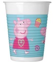Plastové poháre Peppa Pig 8 kusov Narodeniny