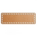 šedý základný košík dno 10x31cm HDF obdĺžnik