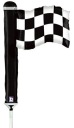 Fóliový balón FLAG Závodná šachovnica 35cm