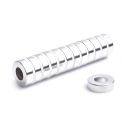 Neodymový prsteňový magnet MP 20x10x6 N38 1 kus
