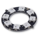LED krúžok 8 WS2812 RING diódový osvetľovací modul