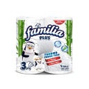 FAMILIA Toaletný papier 3-vrstvový bambusový extrakt 4 rolky