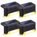 SOLÁRNE ZÁHRADNÉ SCHODISKO LED PRE TERASU VODOTĚSNÉ 4KS