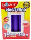 Školská plastelína FIALOVÁ 15 tyčiniek 250g Inspiria 9912