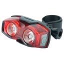 Zadné LED svetlo na bicykel - 50 Lumenov - 3 režimy