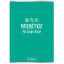 Zápisník A5 so 60 štvorcovými stranami s matematickým cheat sheet