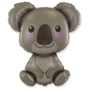 Fóliový balónik KOALA medvedík zvieratká JUNGLE PARTY