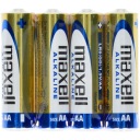 MAXELL 1,5V LR6 AA alkalické batérie 4 ks