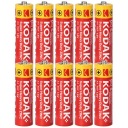 10 x BATÉRIA AA LR6 R6 BATÉRIA KODAK ZINK SUPER HEAVY DUTY TYČKY 10 KS