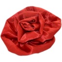 RUŽOVÁ červená HAIR CAP kvetinová sponka do vlasov