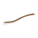 JST SH-1.0 4-pinový kábel 10cm A-B