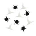 HALLOWEENSKÉ KONFETTI SPIDER klobúčiky 10 ks