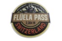 NÁLEPKA NA FLUELA PASS ŠVAJČIARSKO 6,6 x 6,6 cm UNIKÁTNA KOLEKCIA
