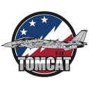 Nálepka stíhačky Grumman F-14 Tomcat na prilbu NÁLEPKA STICKER