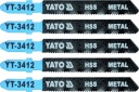 List do priamočiarej píly typ T, 21 tpi kov, 5 ks
