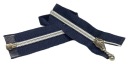Zips, ozdobná špirála, námornícka modrá, 45 cm