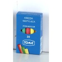 Farebná školská krieda 10 ks 81201 TOMA