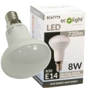 hríbová žiarovka R50 LED 8W = 60W 4000K E14 NW