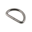 KOVOVÝ POLOKRUH 32 mm - ČIERNY NIKEL 4 mm
