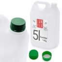 5l kanister, nádrž na vodu, nádoba HDPE + uzáver