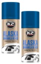K2 ALASKA ODMRAZOVAČ NA OKNÁ AUTA rozpúšťa ľad a námrazu 150ml