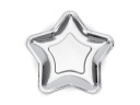 Papierové taniere SILVER STAR 18 cm/6 ks