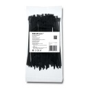 Qoltec Sťahovací pásik 3,6*150mm Nylon UV Black