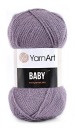 Priadza YarnArt Baby - 852 - bledofialová