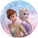 Frozen 2 ľadové papierové taniere 20 cm 8 ks.