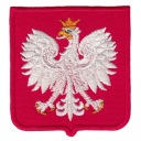 Termoadhezívna vyšívacia nášivka EMBLÉM POĽSKA