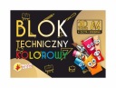 Farebný technický blok 10 listov zlata + striebra A4