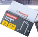 SCHMITH ZOŠÍVAČKY 6MM 1000 KS PRE PREBERAČ TYP A / 53