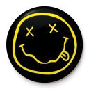 NIRVANA SMILEY PIN, 2,5 cm