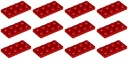 LEGO 3020 TANIER 2x4 červený NOVINKA (15g) 12 ks.