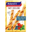 Tyčinky z lístkového cesta s príchuťou paradajky a bazalky Roland Twist 100g