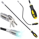 Flexibilné ohybné LED magnetické chápadlo na inšpekčnú baterku magnet 57cm