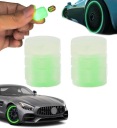 FLUORESCENČNÉ ŽIARIVÉ KLOBÁČKY VENTILOV PRE AUTOBICYKEL 2 ks