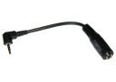 Adaptér Jack/Jack 2,5 WT/GN 3,5 s káblom. rohu.