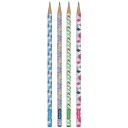 4x TROJUHOLNÍKOVÁ ŠKOLNÁ GRAFITOVÁ ceruzka HB ASTRA