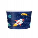 Zmrzlinové poháre Space Planets Astronaut Rocket Stars Birthday 6 ks