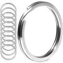 Kľúčenka, kľúčenka, krúžok, plochý krúžok 30 mm / 10 ks.