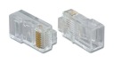 PLUG 8P8C (RJ45) drôt cena za 10 ks / kód 6523