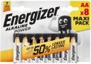 8 x ENERGIZER POWER LR6/AA ALKALICKÁ BATÉRIA