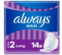 Vždy, hygienické vložky Maxi, 14 kusov