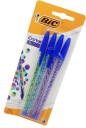 CRISTAL COLLECTION guličkové pero 1mm 4ks BIC