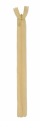Pevný skrytý zips 117 svetlo béžový 20cm