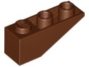 LEGO 4287 DRÁŽKOVÉ KROVICE 3x1 hnedá NOVINKA (1g)