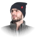 Teplá zimná čiapka zateplená kožušinkou, CZCITY S, oceľ, veľ. 57-61 cm